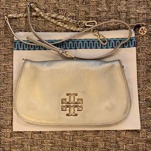 Tory Burch Britten leather convertible clutch